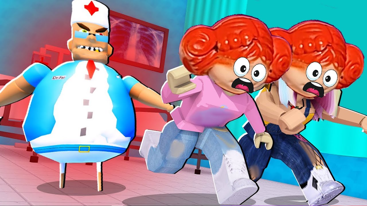 الهروب من المستشفي فى لعبة roblox !! | عائلة فله