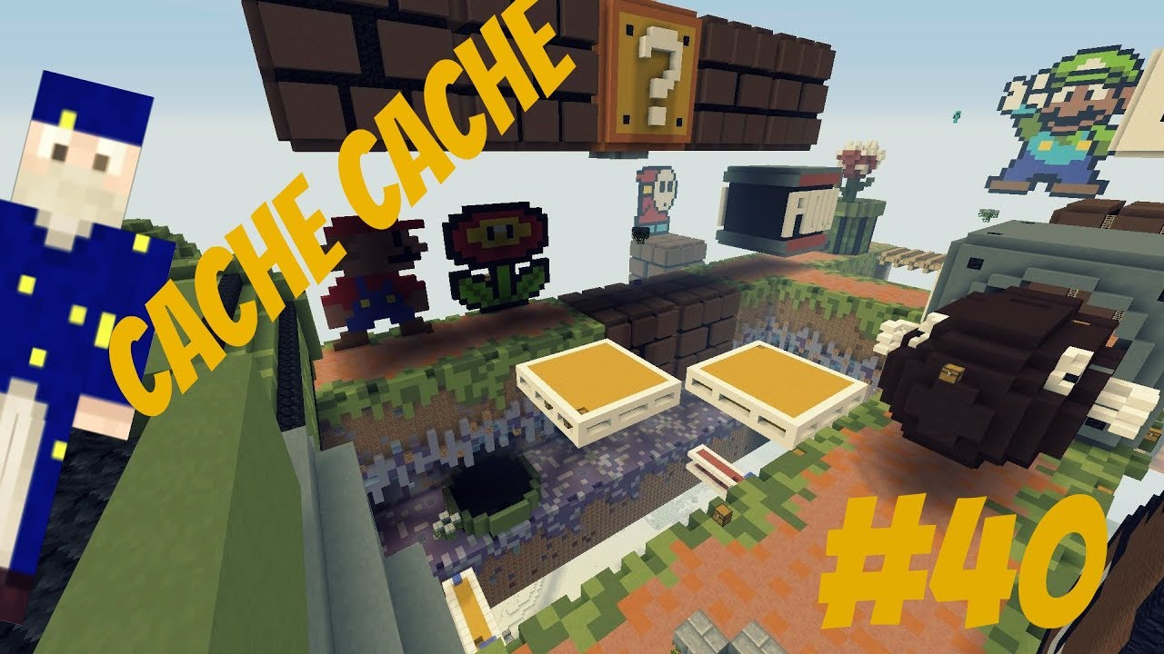 CACHE CACHE MINECRAFT | ÉPISODE 40 | MAP MARIO (Ps4)