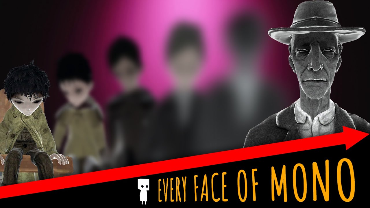 Every face of Mono up close | Little Nightmares II Thin Man