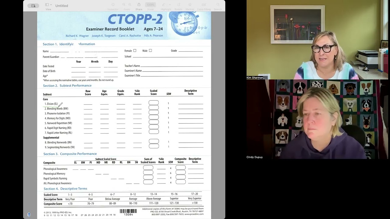 Тестирование на дислексию — обзор CTOPP 2
