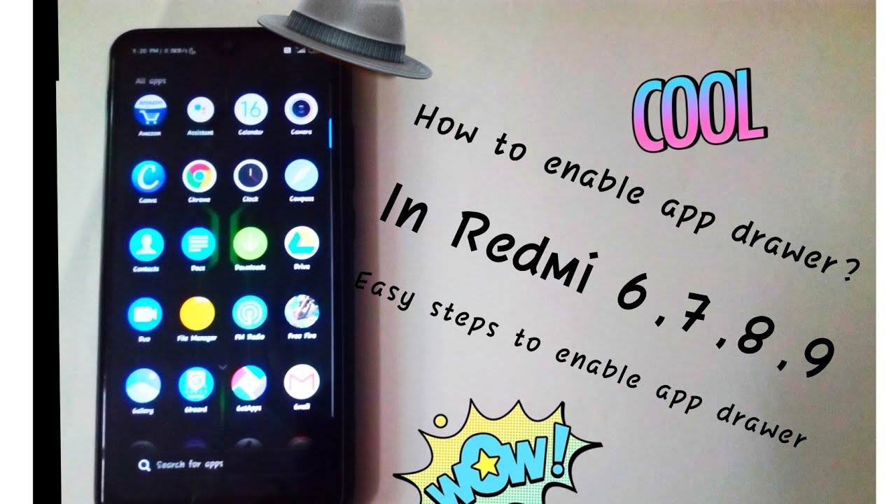 😎Enabling app drawer // redmi 6,7,8,9//mobiles🧐// TECHY BRO