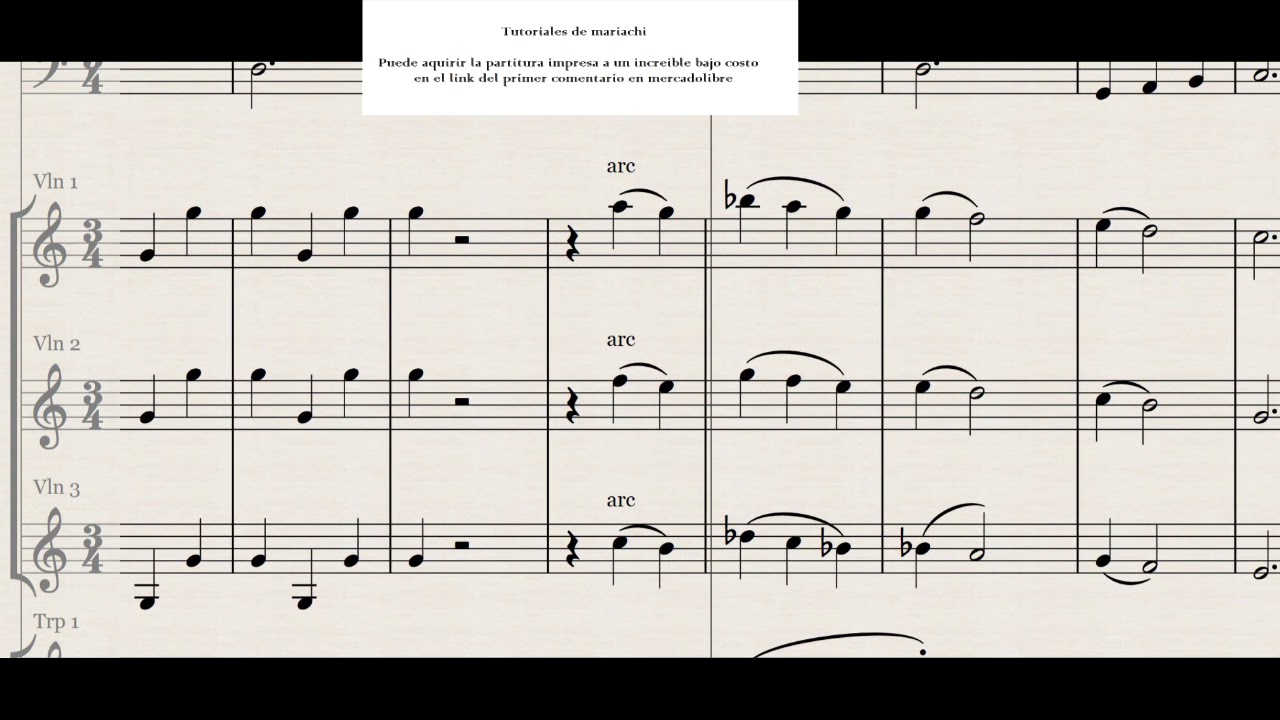 Hermoso cariño Violines