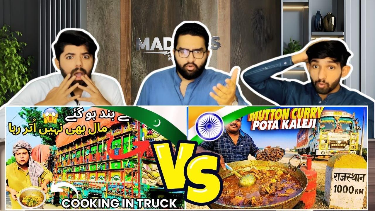 pakistani reaction on Pakistan vs India Truck Drivers The Hidden Truth 😱