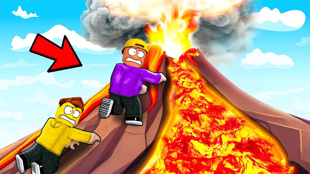 ÜBERLEBE ICH DEN MONSTER VULKAN in ROBLOX?!