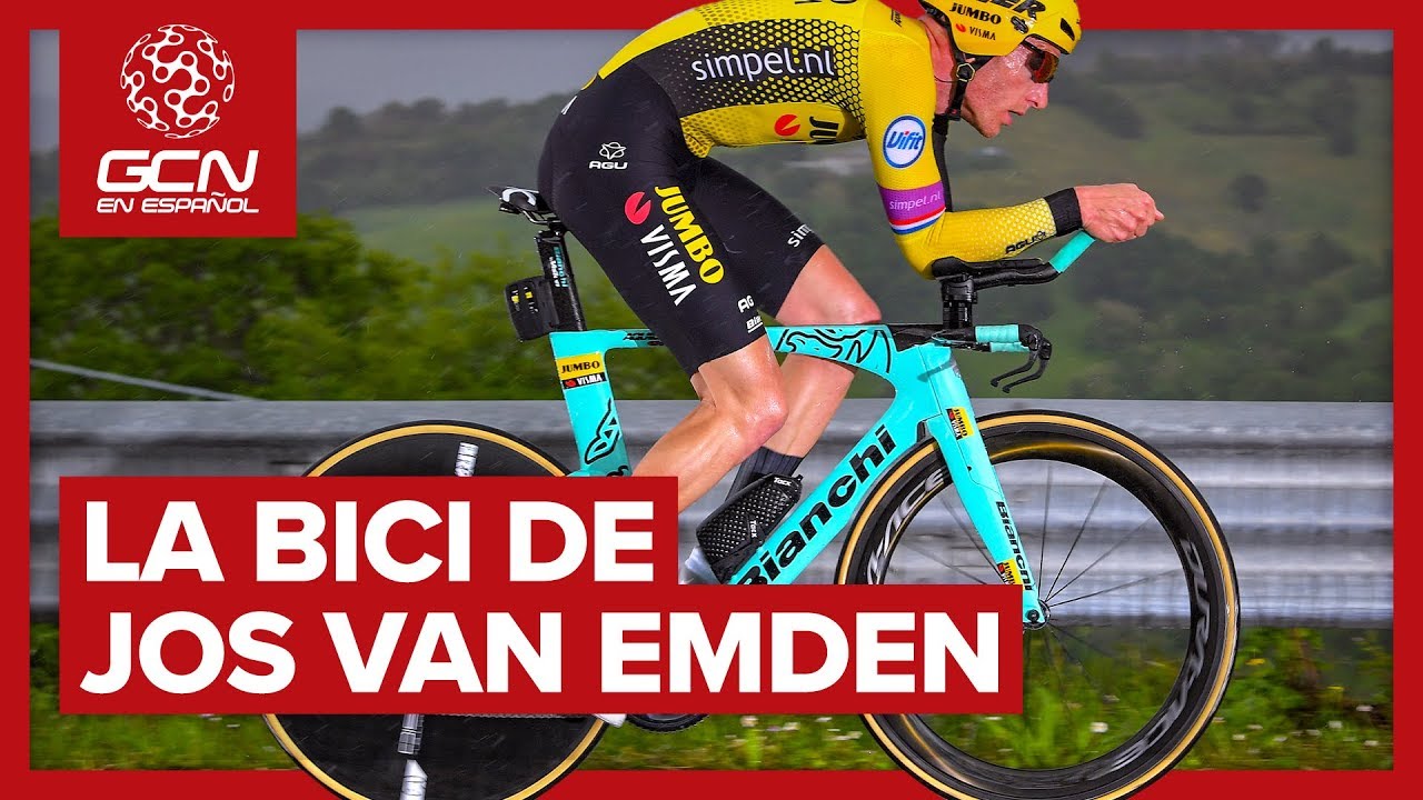 La Bicicleta Bianchi Aquila del equipo Jumbo Visma