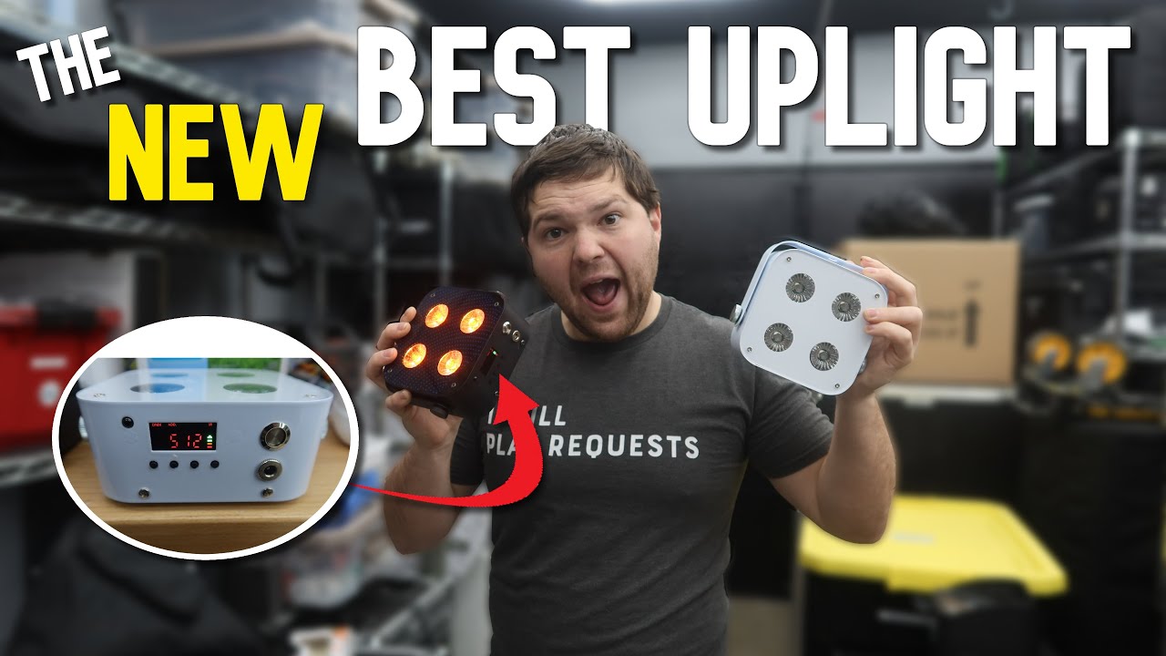NEW DJ Gear - Compact Hex Up-lights with wireless DMX (Both Lighting IR-4)