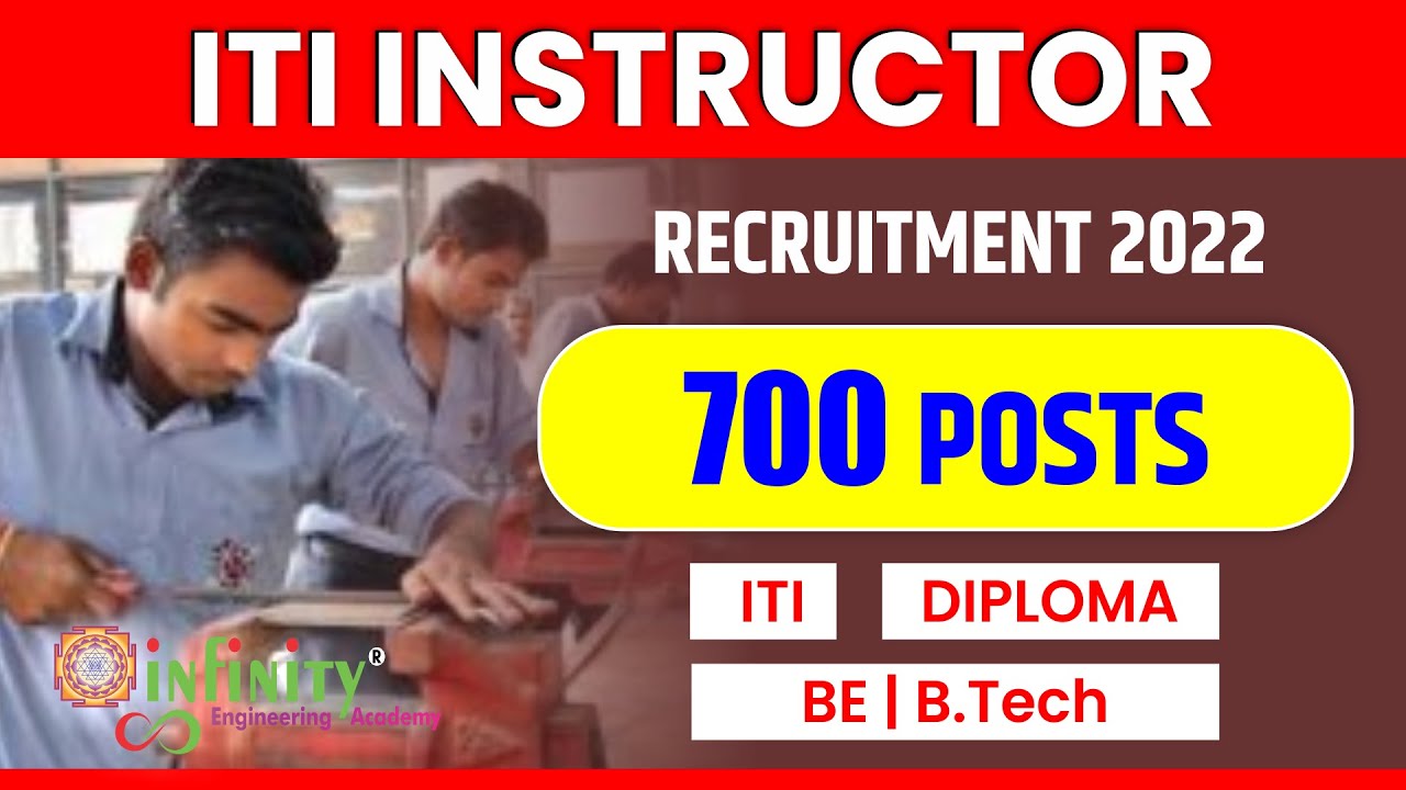ITI Instructor new recruitment 2022 | ITI Instructor new update | ITI Instructor new vacancy 2022