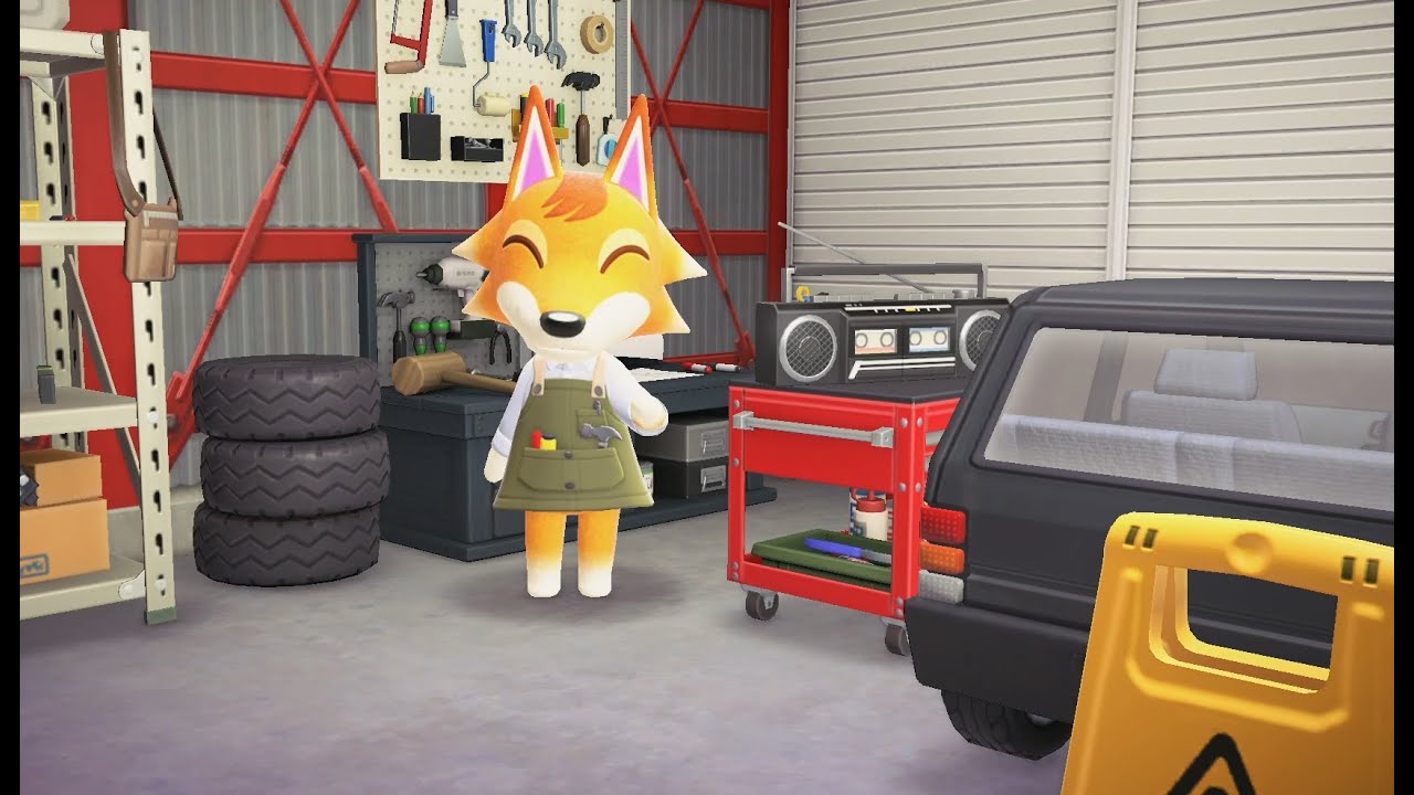 Animal Crossing Happy Home Paradise: A Garage Space for Chief
