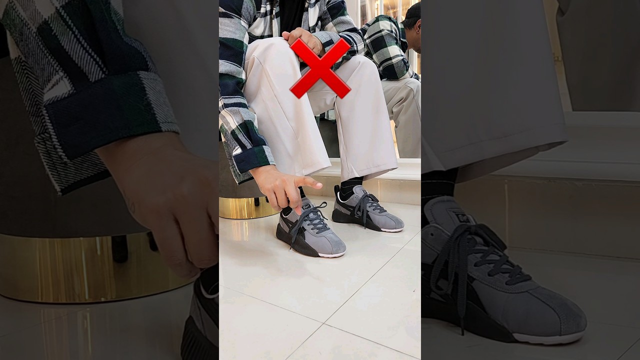 The Best Way To Lace Your Shoes ✅️👍#hacks #sneakers #shortsvideo #dailyshorts #shorts #shortsfeed