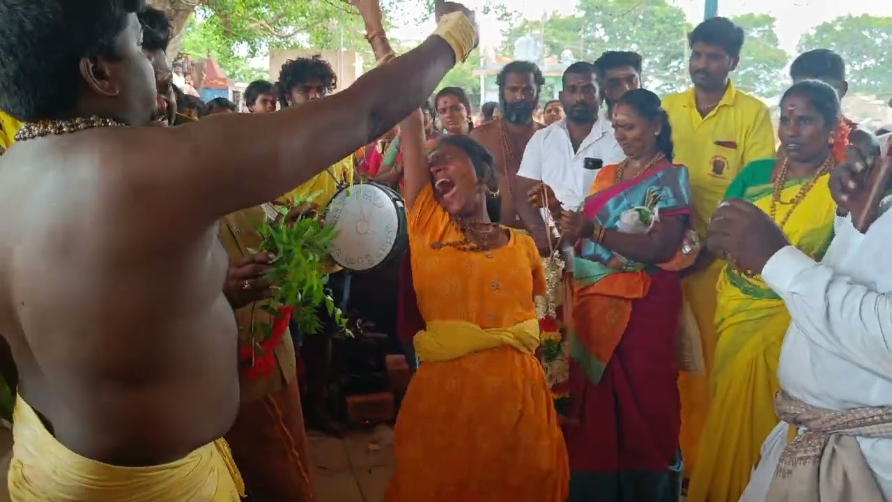 குழந்தை மேல் அம்மன் அருள் வந்து நடனமாடும் தெய்வம் | 2023 தீமிதி திருவிழா | அலமாதி செங்காளம்மன்