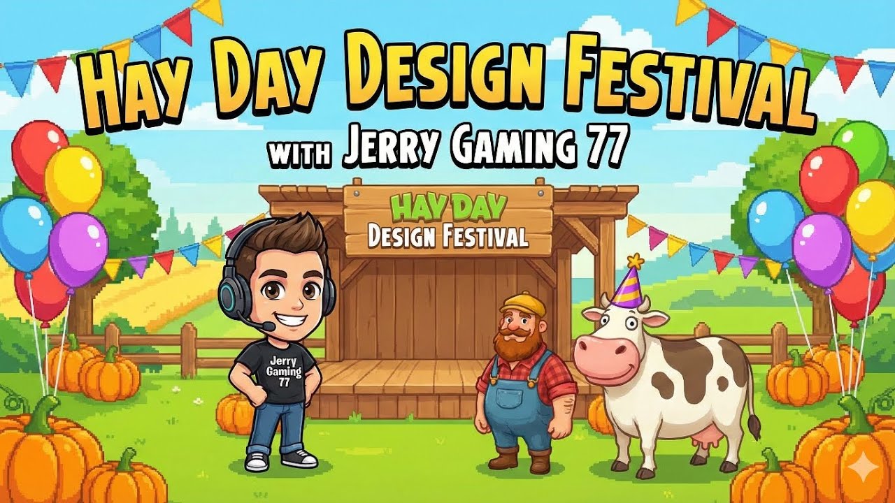 Hay day 🧑🏻‍🌾🚜 game disign festival game play with Jerry Gaming 77 