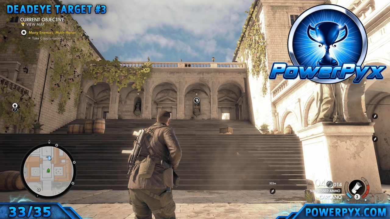 Sniper Elite 4 - Mission 5 All Collectible Locations (Deadeye Targets, Letters, Reports, Documents)