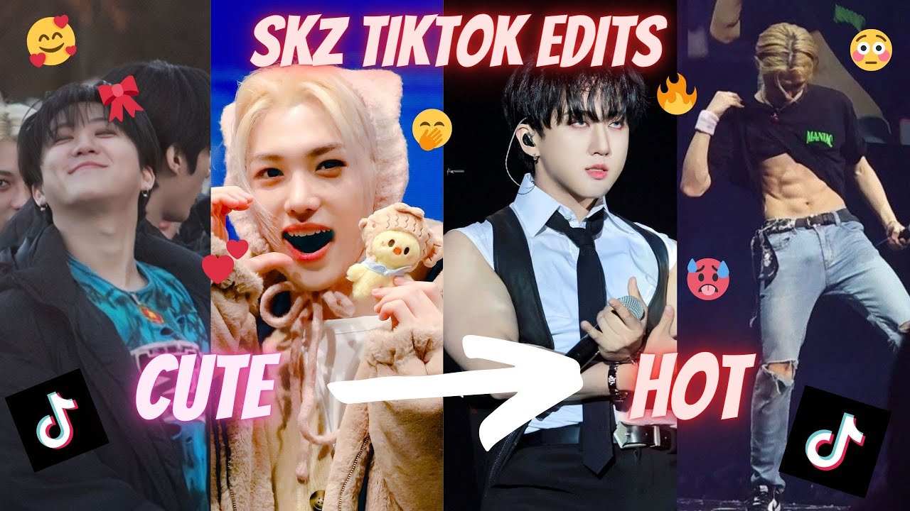 SKZ CUTEST TO HOTTEST TIKTOK EDITS BC THEIR DUALITY ARE INSANE