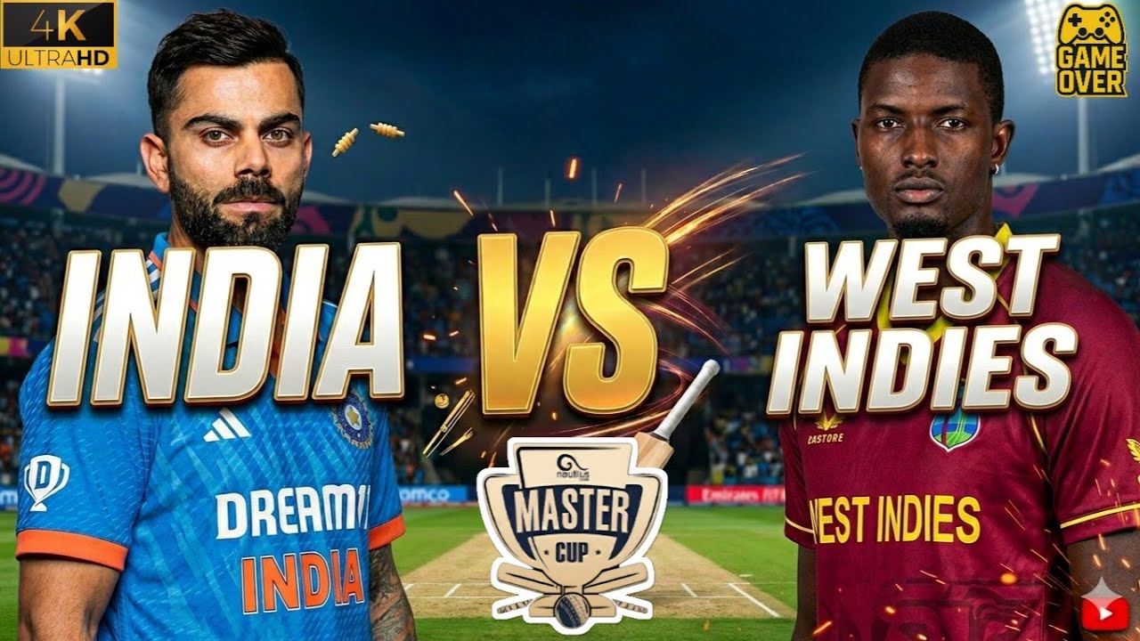 Master Cup Match 2 | India vs. West Indies | 5-5 Over | 4K UHD | 
