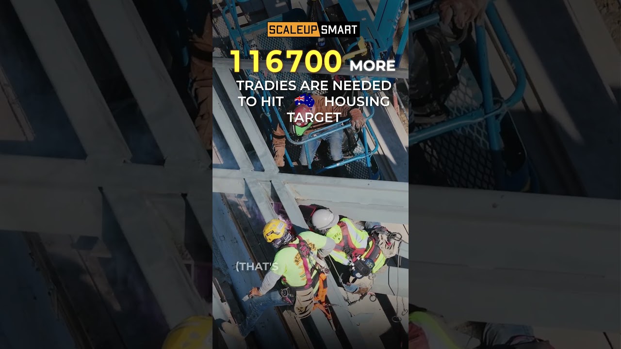 116,700 More Tradies Needed &mdash; Australia's Housing Crisis Explained #shorts #tradies