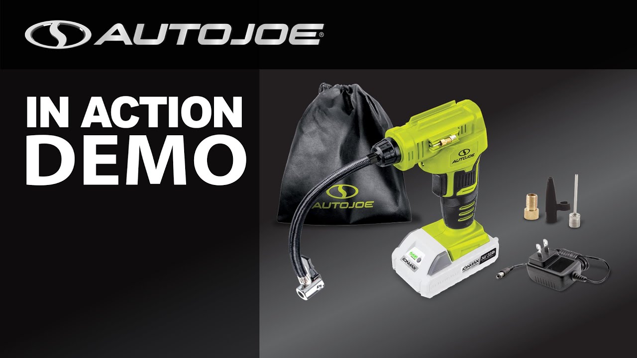 Auto Joe 24V-AJC-LTE 24-Volt* IONMAX Cordless Portable Air Compressor W/ 2.0-Ah Battery + Charger