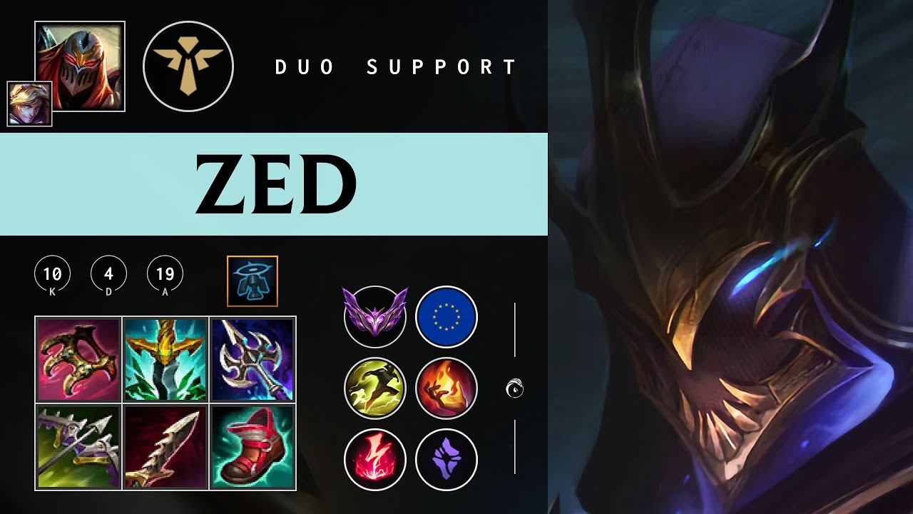 Zed Support vs Karma - EUW Master Patch 26.02