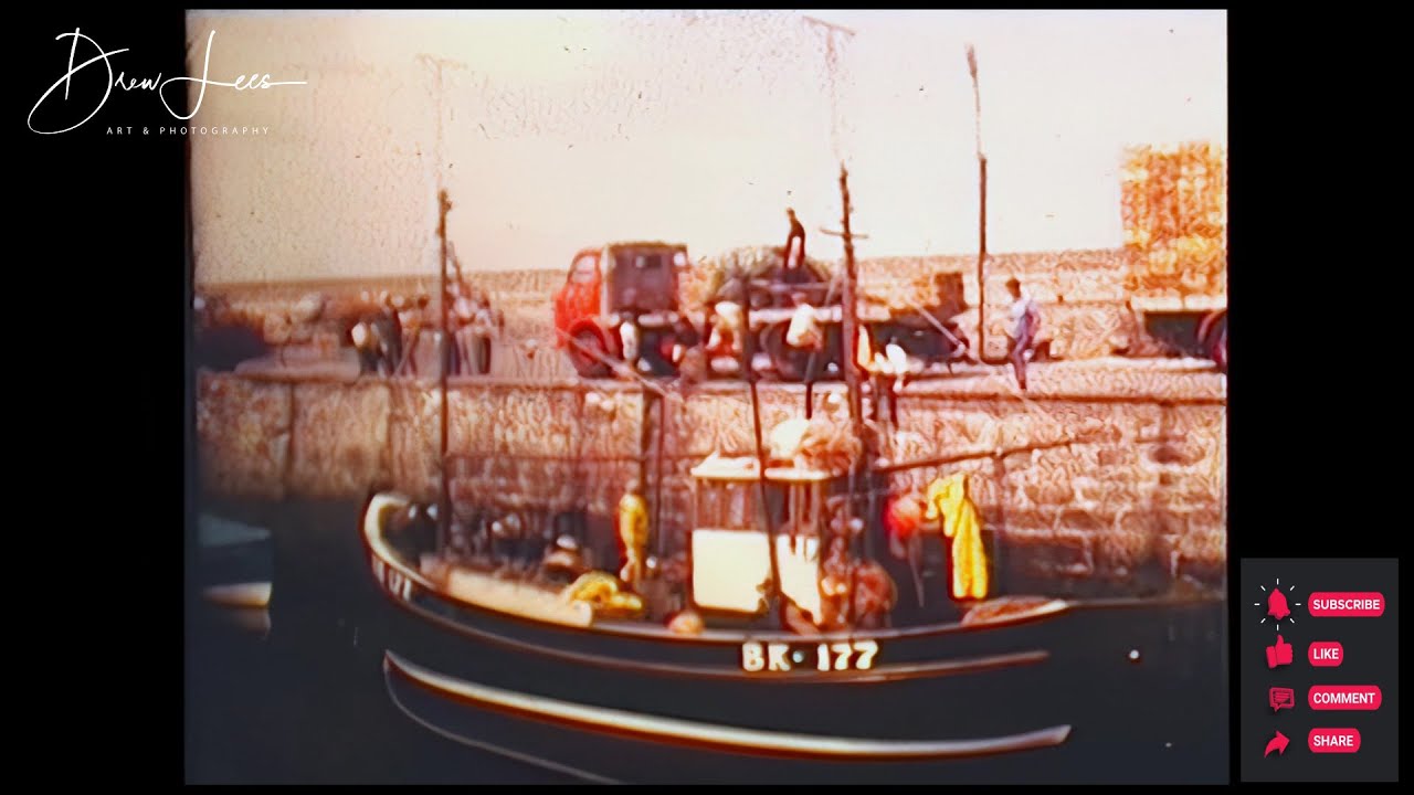 Seahouses - Landing The Catch 1969 Vintage Footage
