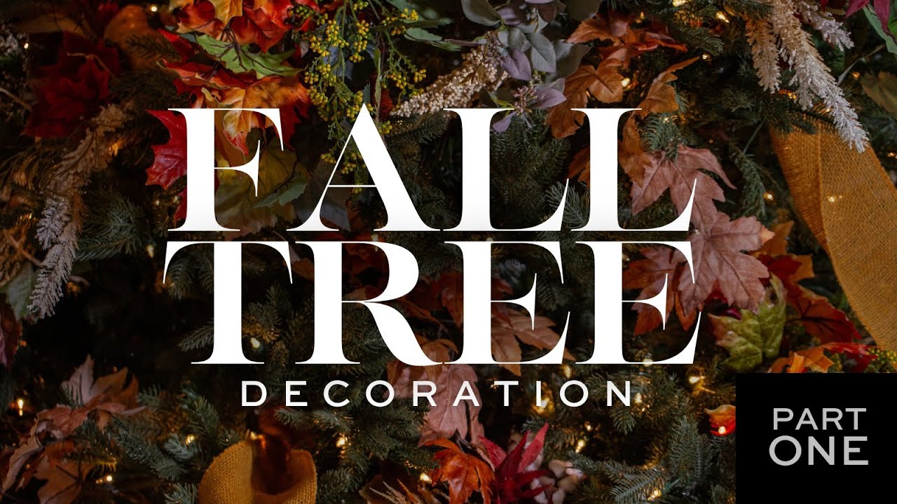 Fall-Themed Tree Decoration