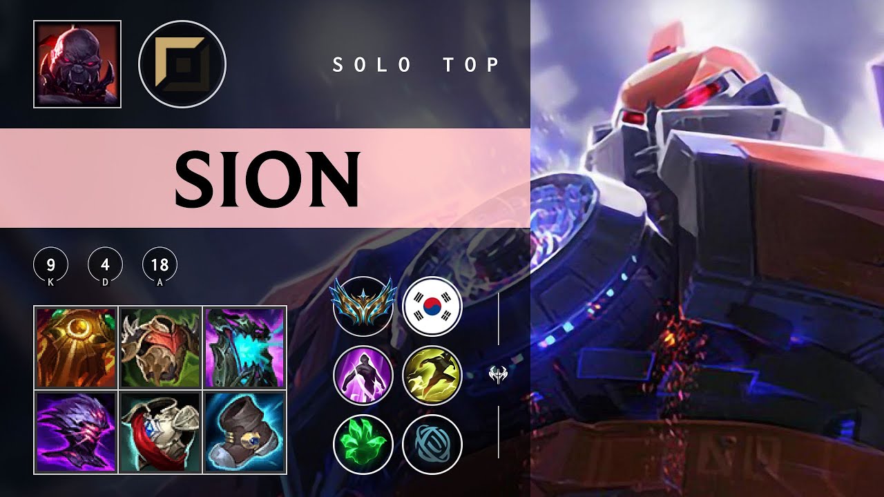 Sion Top vs Renekton - KR Challenger Patch 25.24