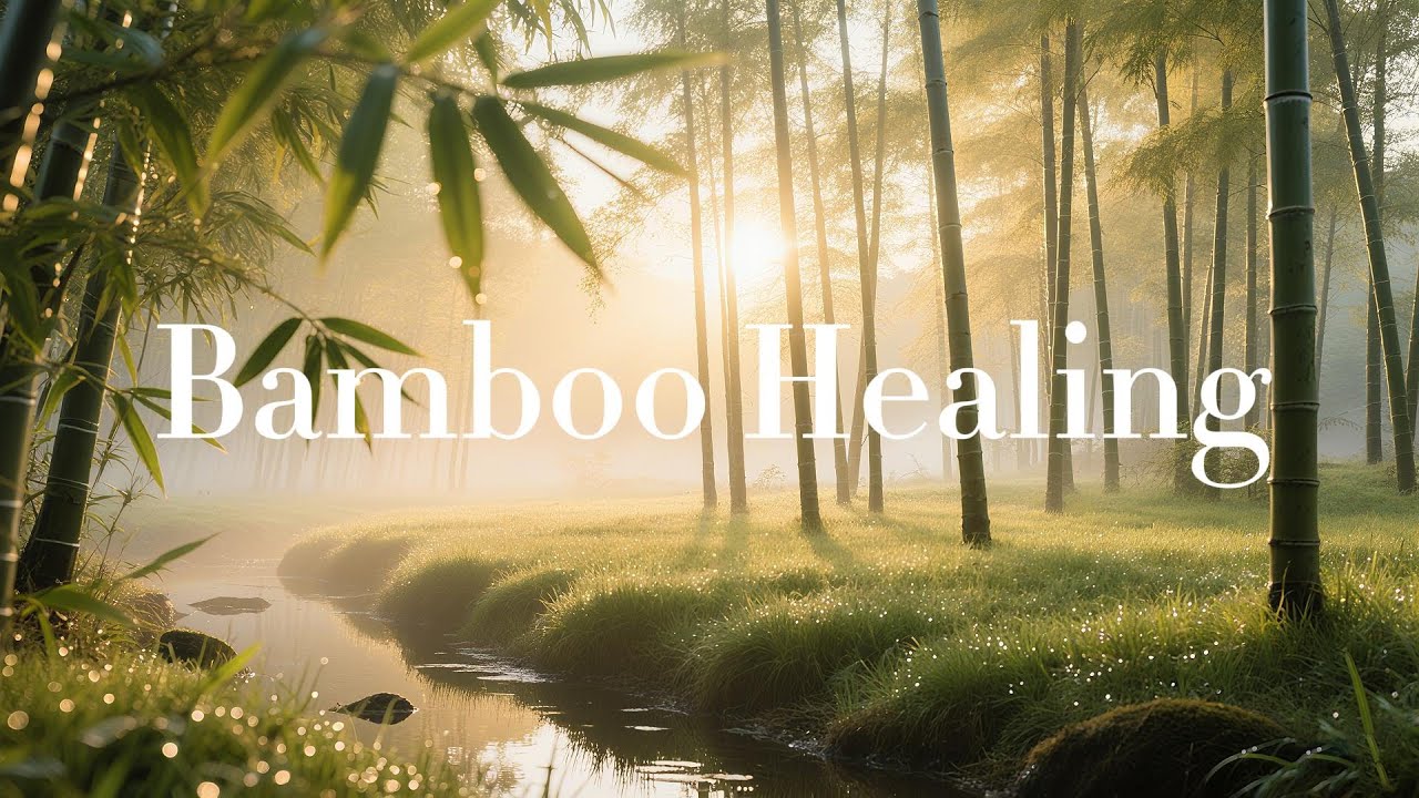 🎋 Bamboo Healing &mdash; Whisper of Calm Forest Breeze 🍃 | Zen Ambient & Soulful Healing Music 🌸