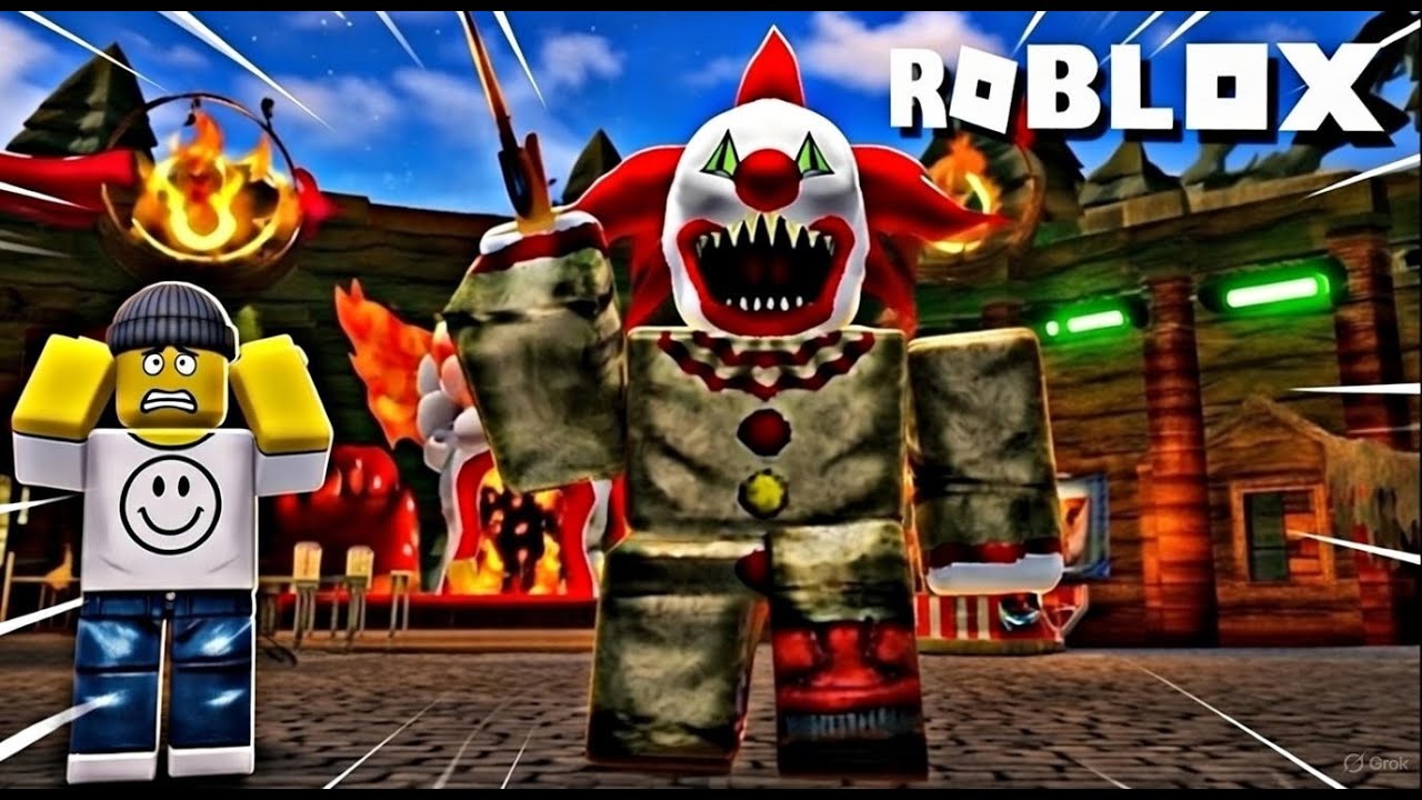 ROBLOX The Carnival of Terror Obby IN PLAYGROUND MOD ALL PLANETS WAKE UP,SURVIVAL IN BRAINROT