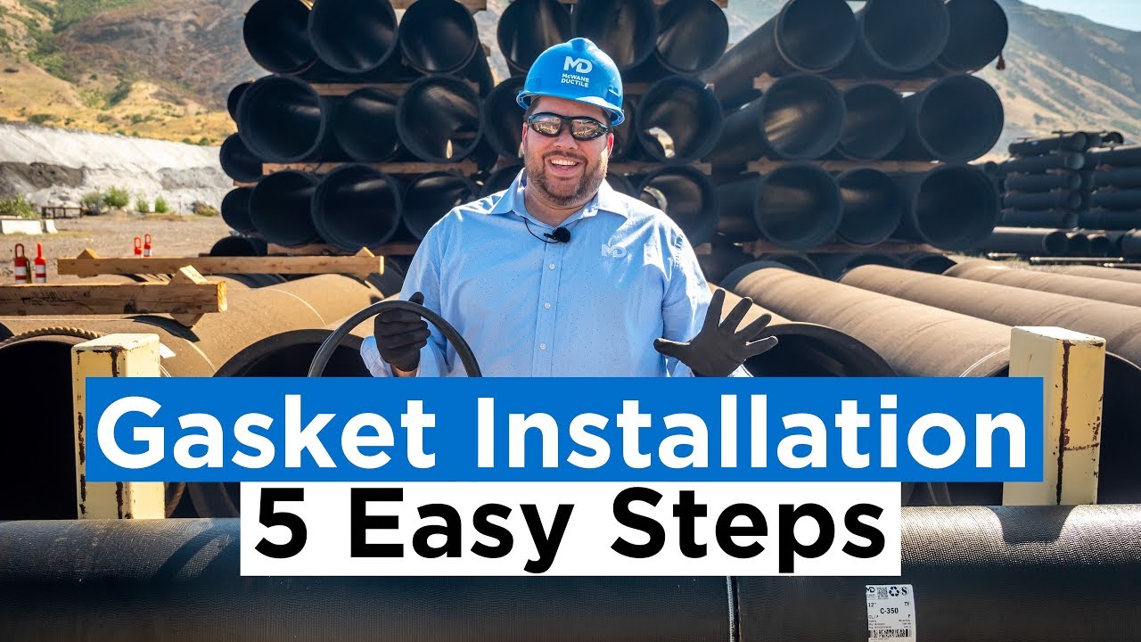 Ductile Iron Pipe Gasket Installation