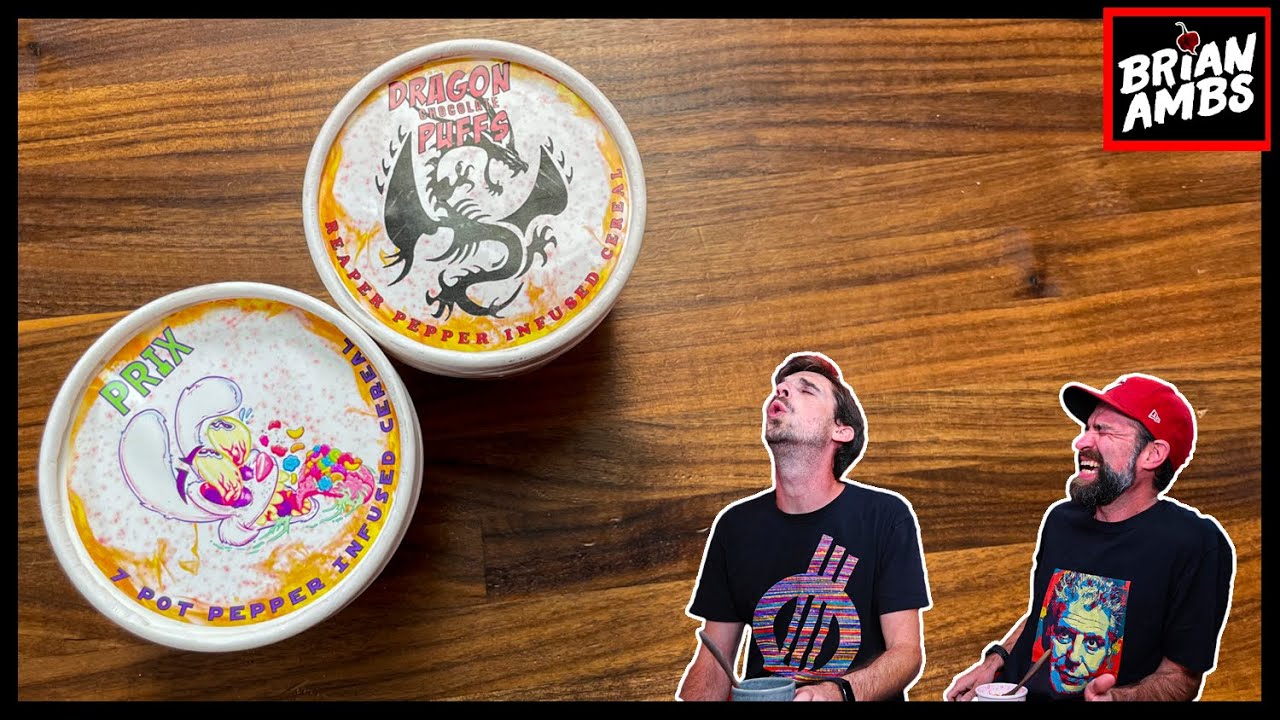 Brutally Spicy Cereals? | Can We Survive?!