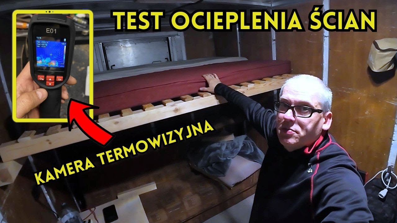 Czy ocieplenie w kamperze działa? Kamera termowizyjna Hikmicro E01 pokazuje prawdę!
