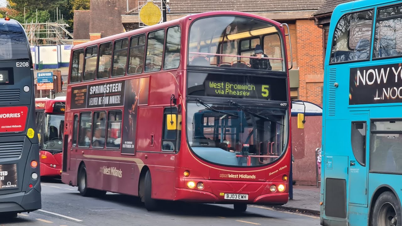 *STILL GOING* Ride on NX West Midlands' Volvo B7TL Wright Eclipse Gemini, 4477 (BJ03 EWH) - Route 5