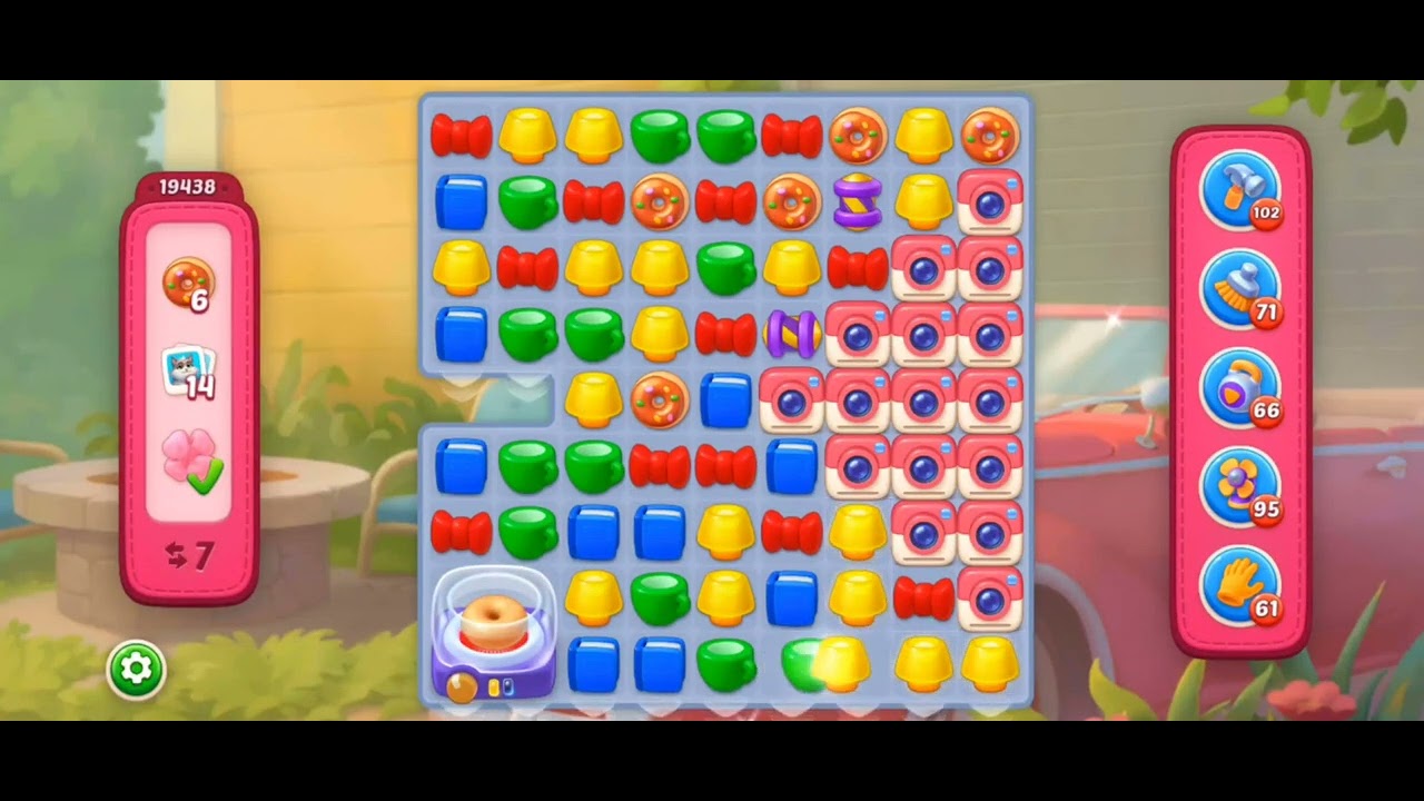Homescapes Level 19438 Super Hard (No Boosters)