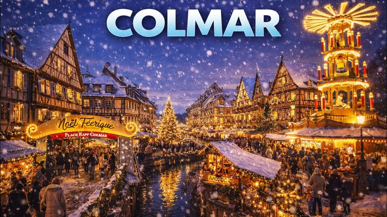 🇫🇷🎄Christmas Market🎄Magical Colmar, Fairytale Market  & Alsatian Spirit ❄️ France