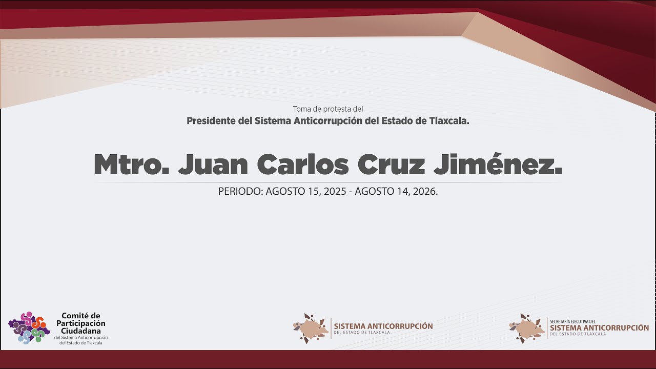 Toma De Protesta | Juan Carlos Cruz Jiménez