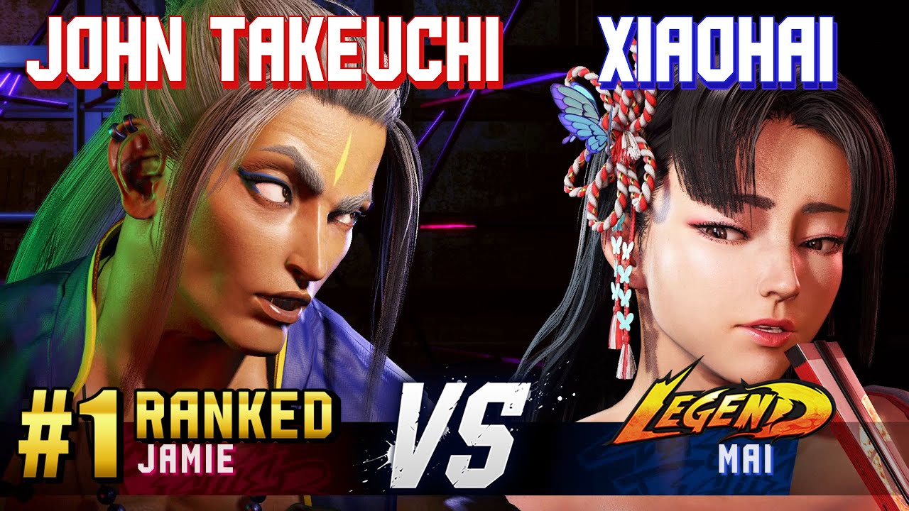 SF6 ▰ JOHN TAKEUCHI (#1 Ranked Jamie) vs XIAOHAI (Mai) ▰ High Level Gameplay