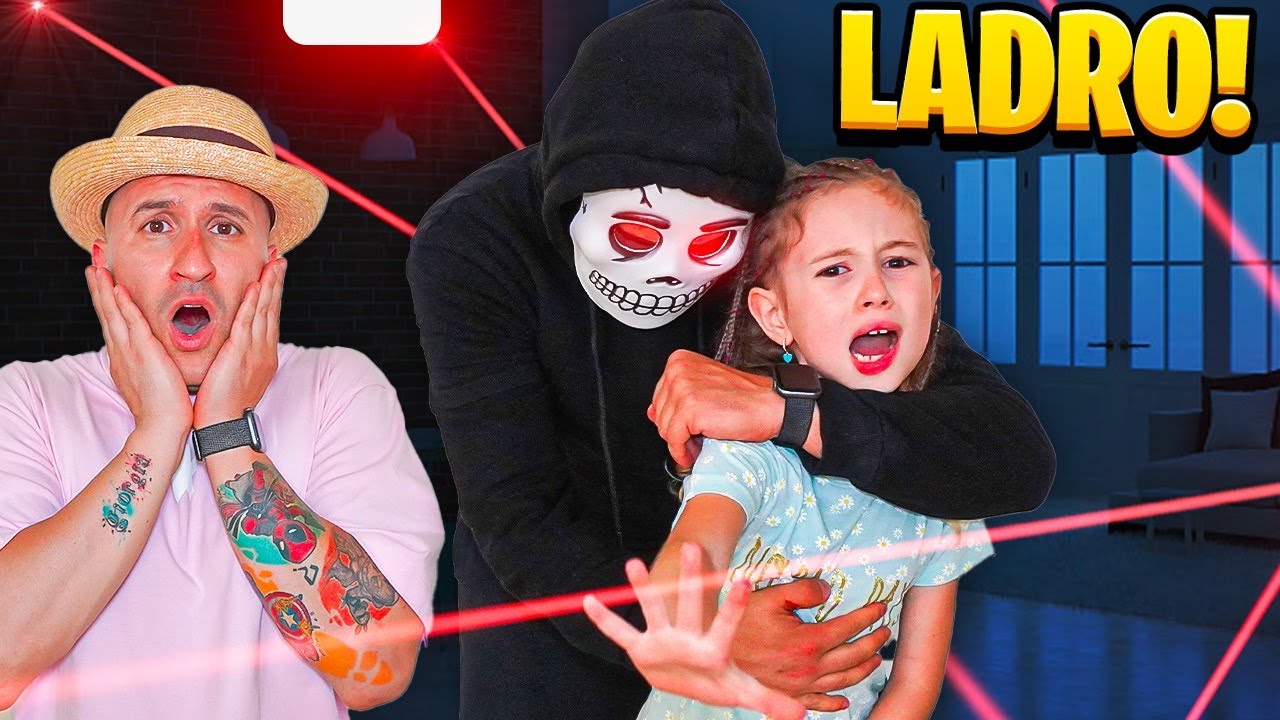 UN LADRO ENTRA IN CASA NOSTRA ALLE 3 DI NOTTE E RAPISCE GIORGIA CADE E SI FA MALE! CHE PAURA!*AIUTO*