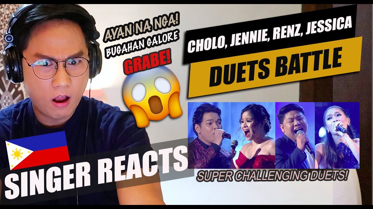 THE CLASH DUETS - Jennie Gabriel and Cholo Bismonte & Jessica Villarubin and Renz Robosa | REACTION