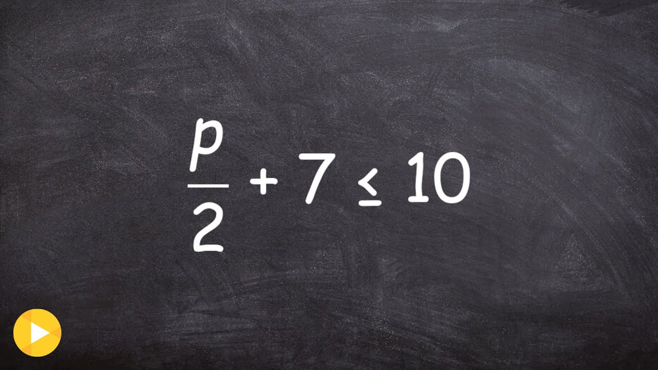 Solving and graphing a two step inequality