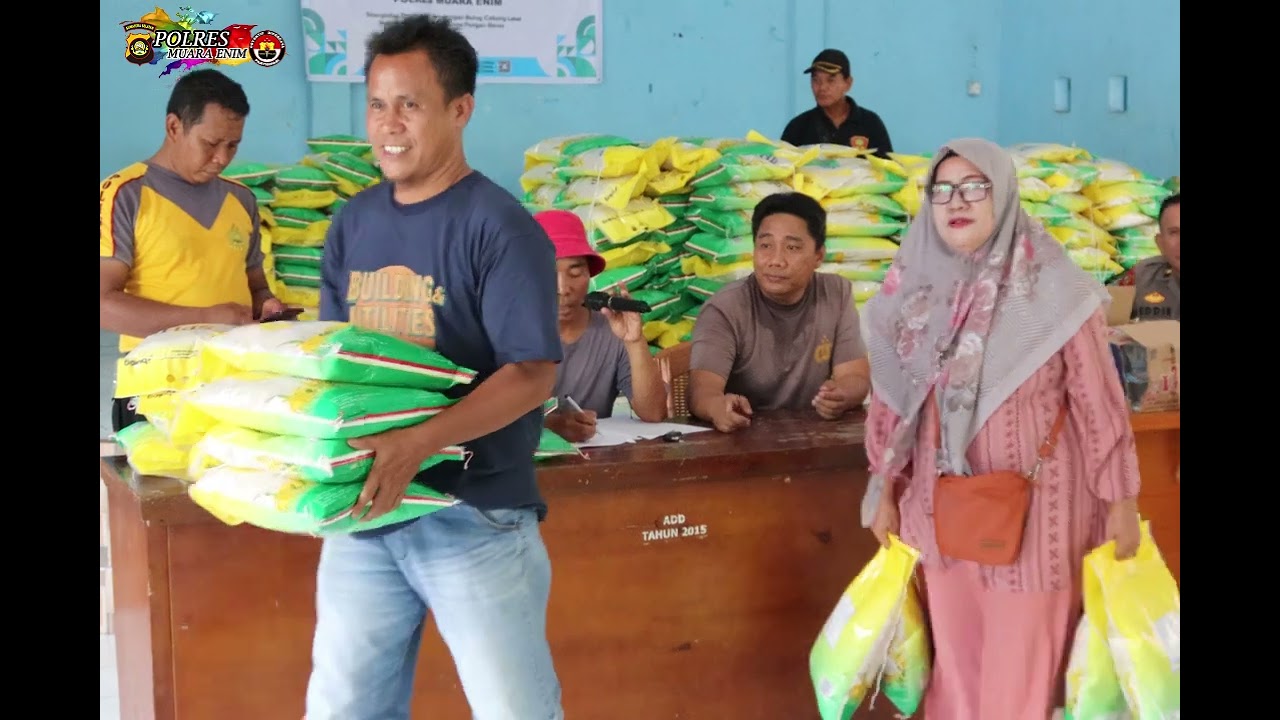 Polsek Lawang Kidul Gelar Gerakan Pangan Murah, 5 Ton Beras Bulog Ludes Terjual
