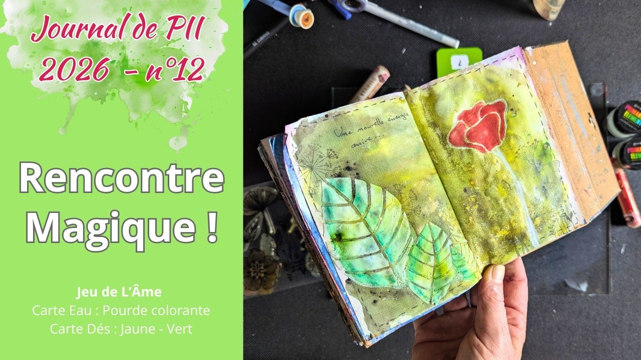 ✨ Interaction magique entre la poudre mica et la modeling paste | Journal de PII 2026 n°12
