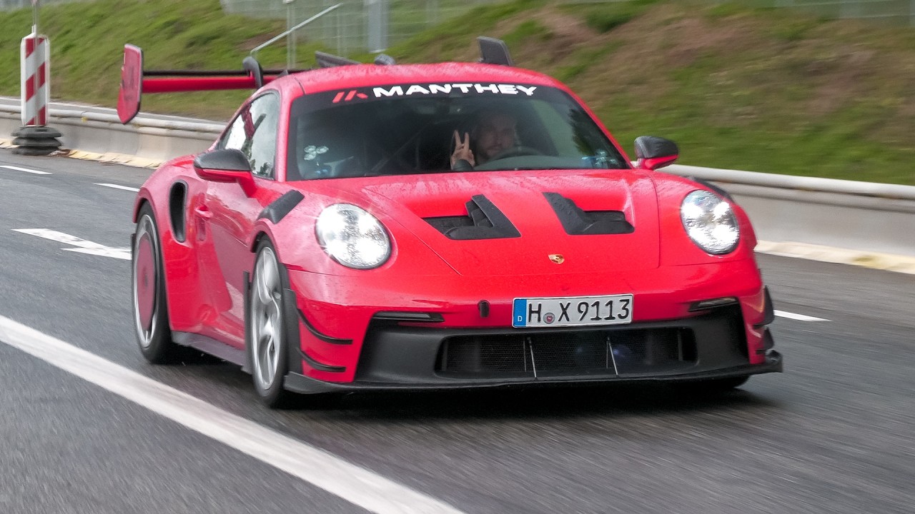 Cars Leaving Nürburgring Tankstelle - C63 Black Series, Viper ACR, Litchfield GT-R, MR 992 GT3 RS