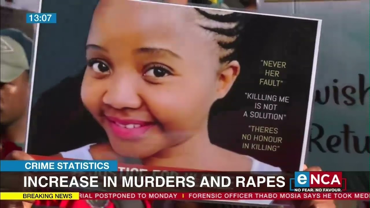 Increase in murders and rapes