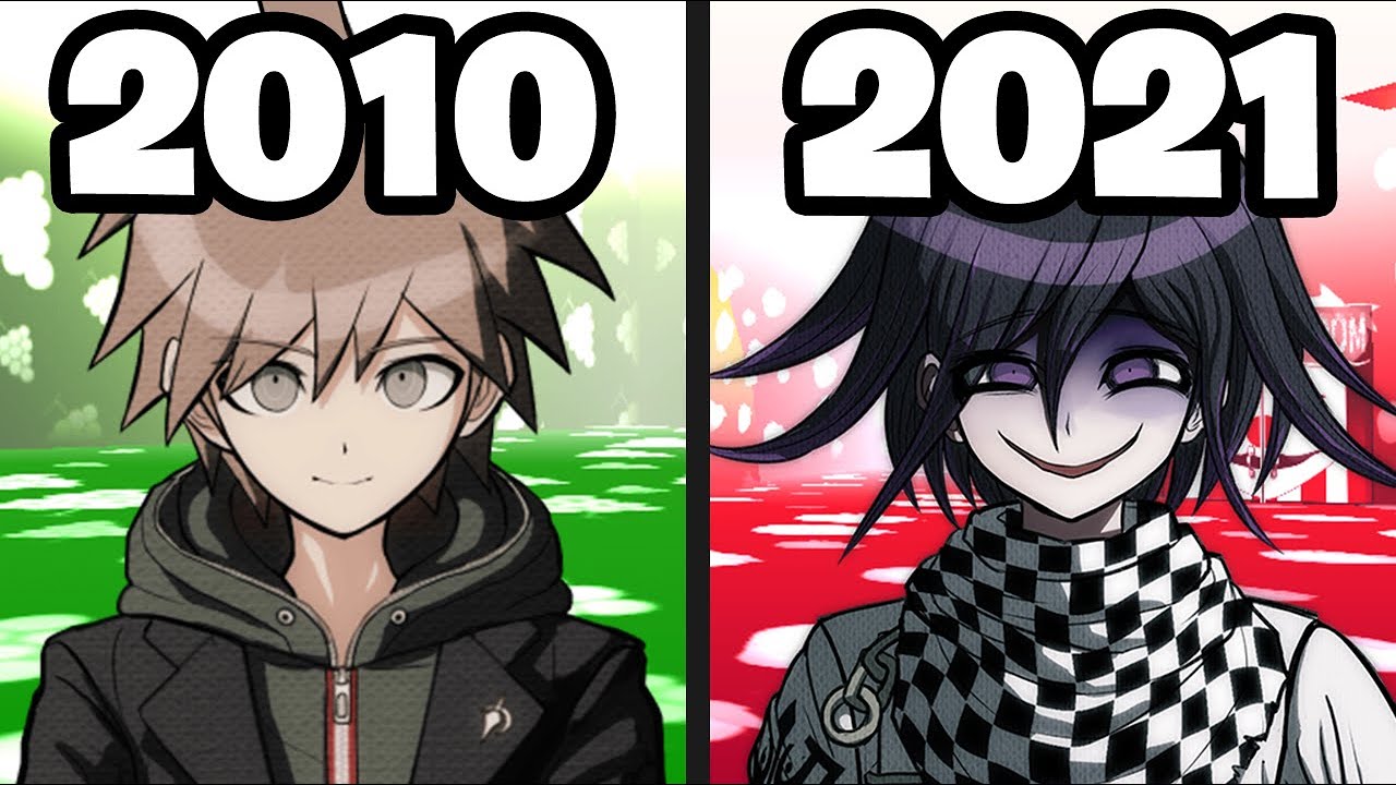 Поклонники Danganronpa в 2010 и 2021 годах