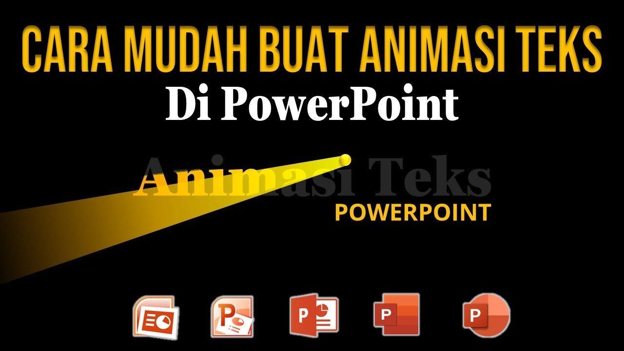 Membuat Animasi Teks Cantik Keren di PowerPoint