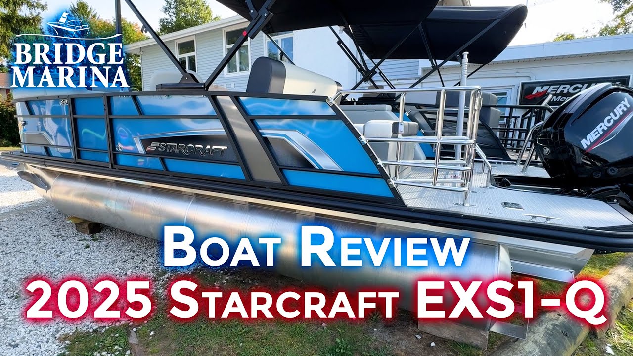 2025 Starcraft EXS1-Q with a 115 HP Mercury Engine with Bridge Marina: Boat Review