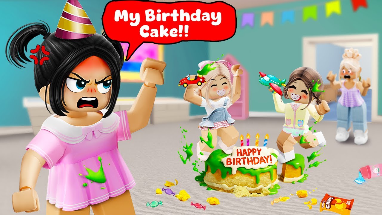 Twin Sister RUIN Daisy’s Birthday😭But Mama Yelled at HER?| Roblox Family Roleplay x Roblox Animation