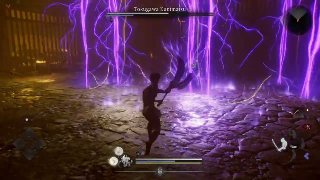 Nioh 3: Level 1 Character vs Tokugawa Kunimatsu with Switch Glaive (no armor/magic)