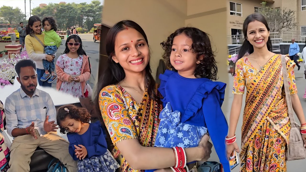 মায়াপুর চলে এলাম😊😍😇 | রুহির খুব মজা গোপাল দাদার বাড়ি যাচ্ছে😍🤣😅