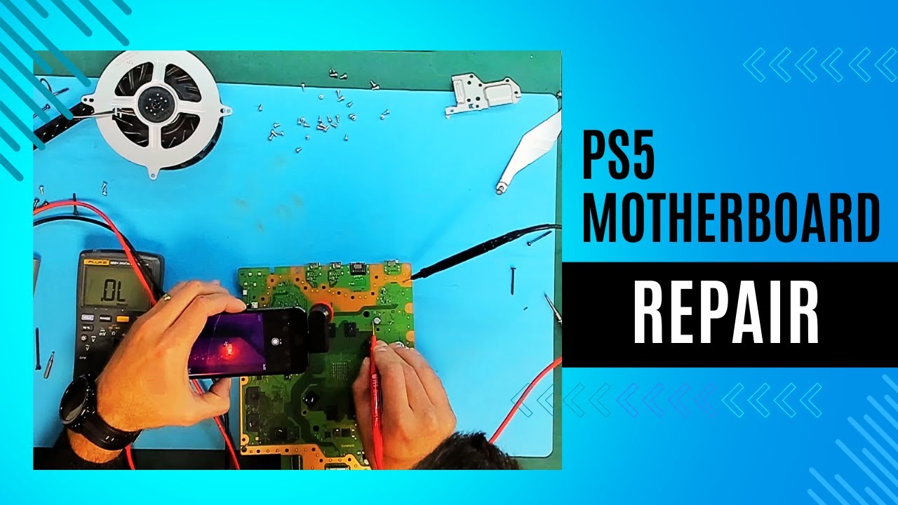 PS5 Motherboard Revival: Conquering the Short Circuit Challenge!