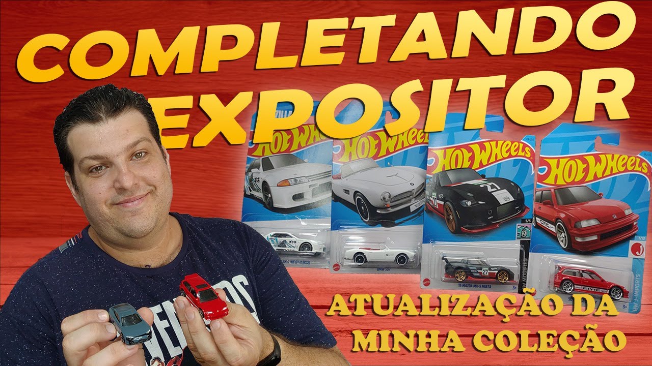RESOLVI ABRIR VÁRIAS MINIATURAS HOT WHEELS E MATCHBOX PARA O EXPOSITOR