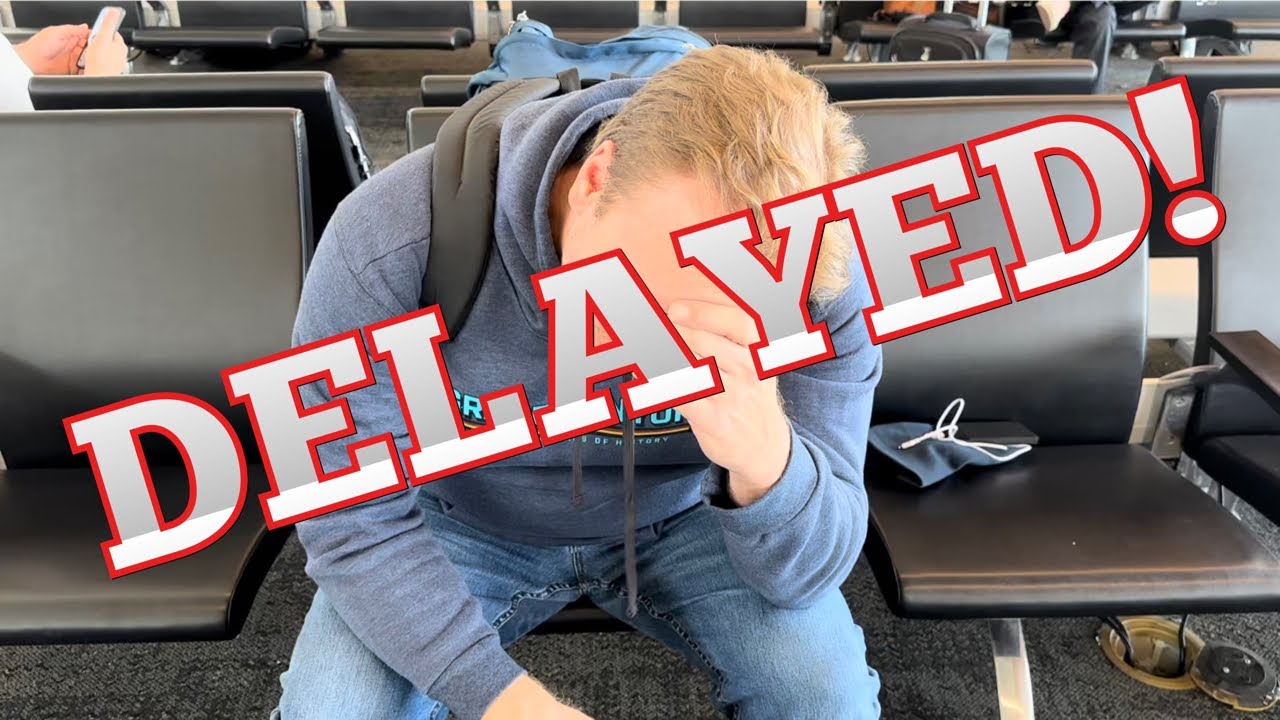 OPENING A BOX WHILE STRANDED AT THE AIRPORT!
